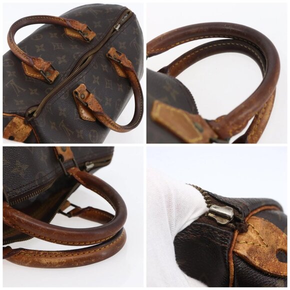 LOUIS VUITTON Monogram Speedy 35 Hand Bag M41524 LV Auth 147449 - Picture 16 of 16